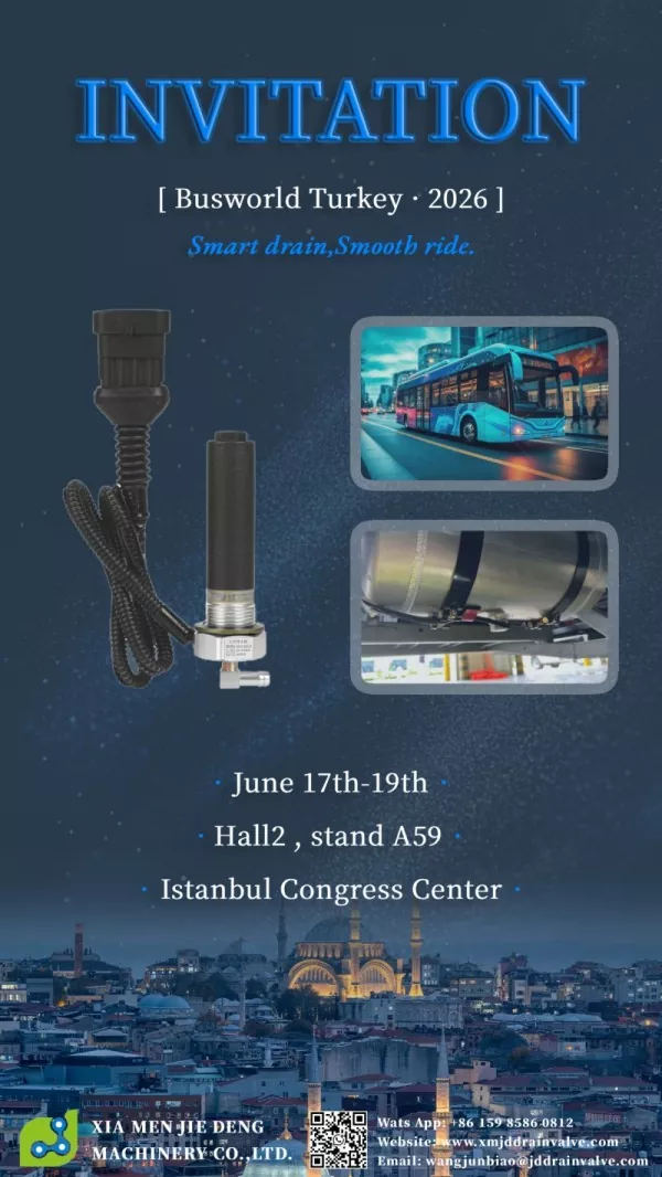 Treffen Sie Xiamen Jiedeng Machinery auf der Busworld Turkey 2026!